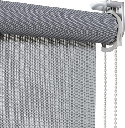 VIEWTEX - Rollo Screen 10 % / erhältlich in verschiedenen Grössen und Farben (Perlgrau, 120 x 190 cm