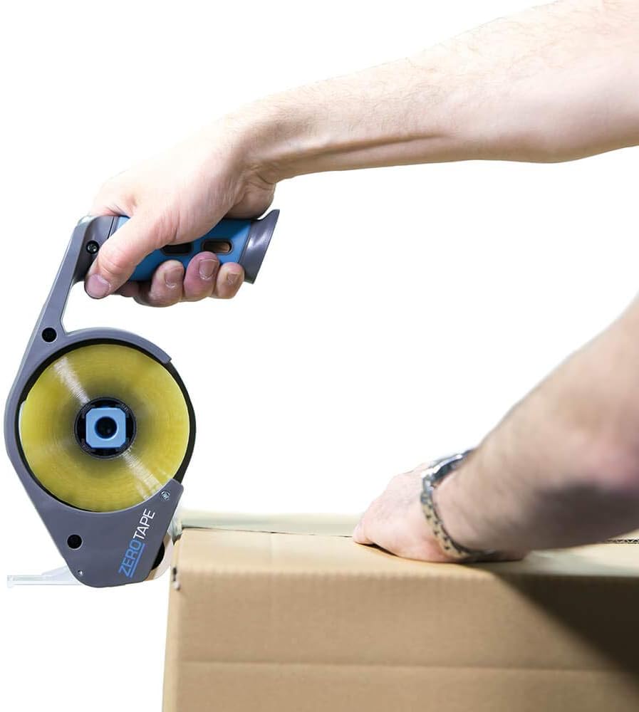 ZeroTape® FIRST Packband Handabroller mit maximalen Komfort - innovativer Paketbandabroller für das
