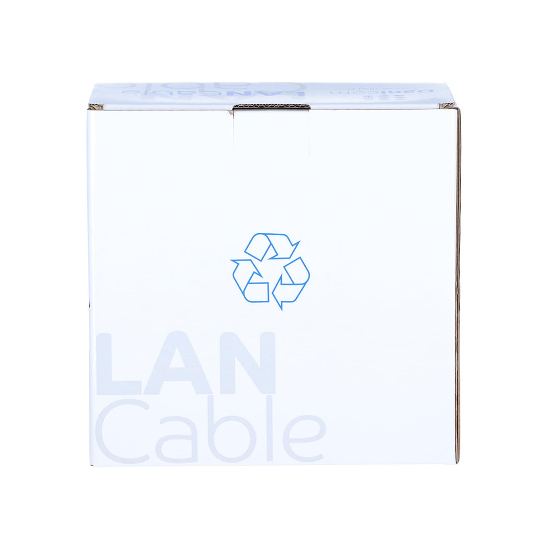 Danicom CAT5e Netzwerkkabel - SF/UTP - AWG 26/7 (Flexibel) - 100 Meter - Grau - CCA, POE, Ethernet,
