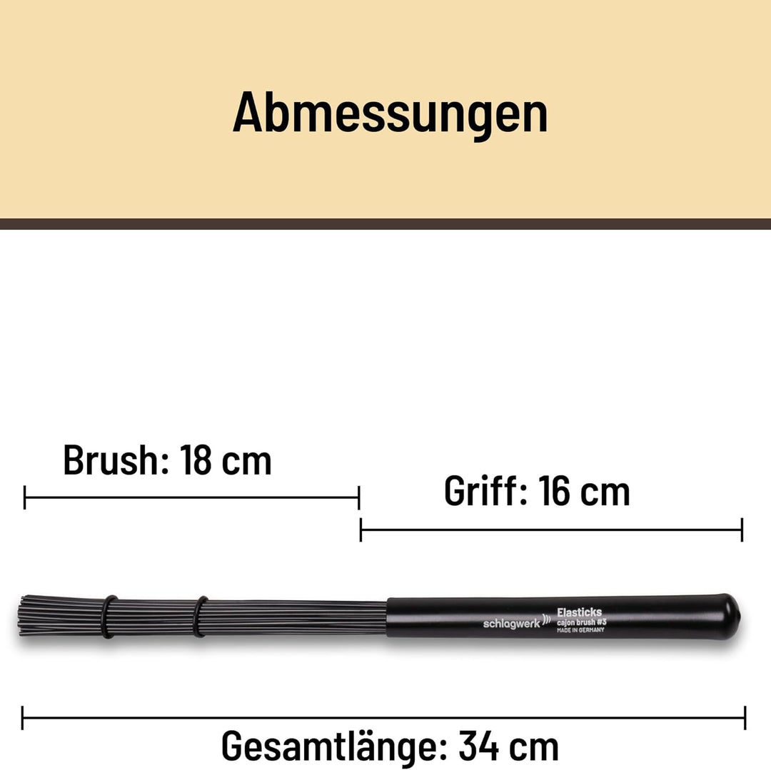 Schlagwerk BRC05 Cajon Brush #5 - Big Brush, BRC05
