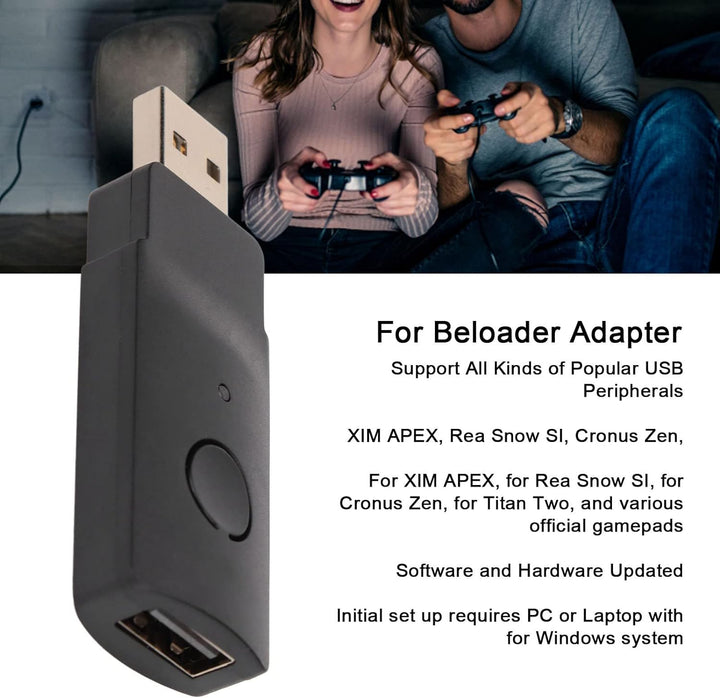Beloader Tastatur- und Mausadapter für PS5, Kabellose Konsolenadapter Verbinden XIM Apex & XIM Nexus