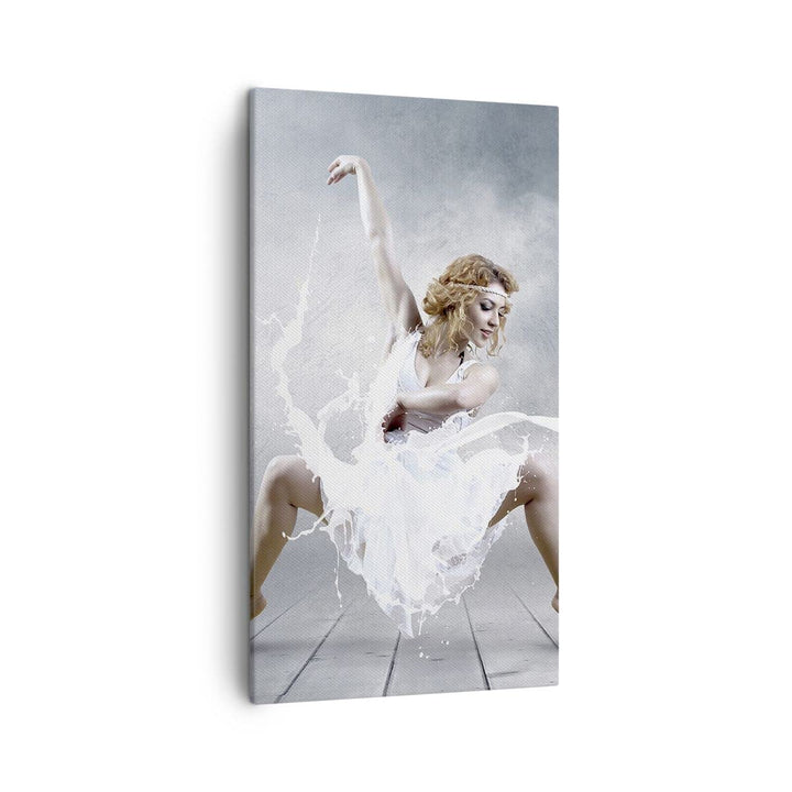 Bilder auf Leinwand Frau Tänzerin Ballett Leinwandbild mit Rahmen 45x80cm Wandbilder Dekoration Wohn
