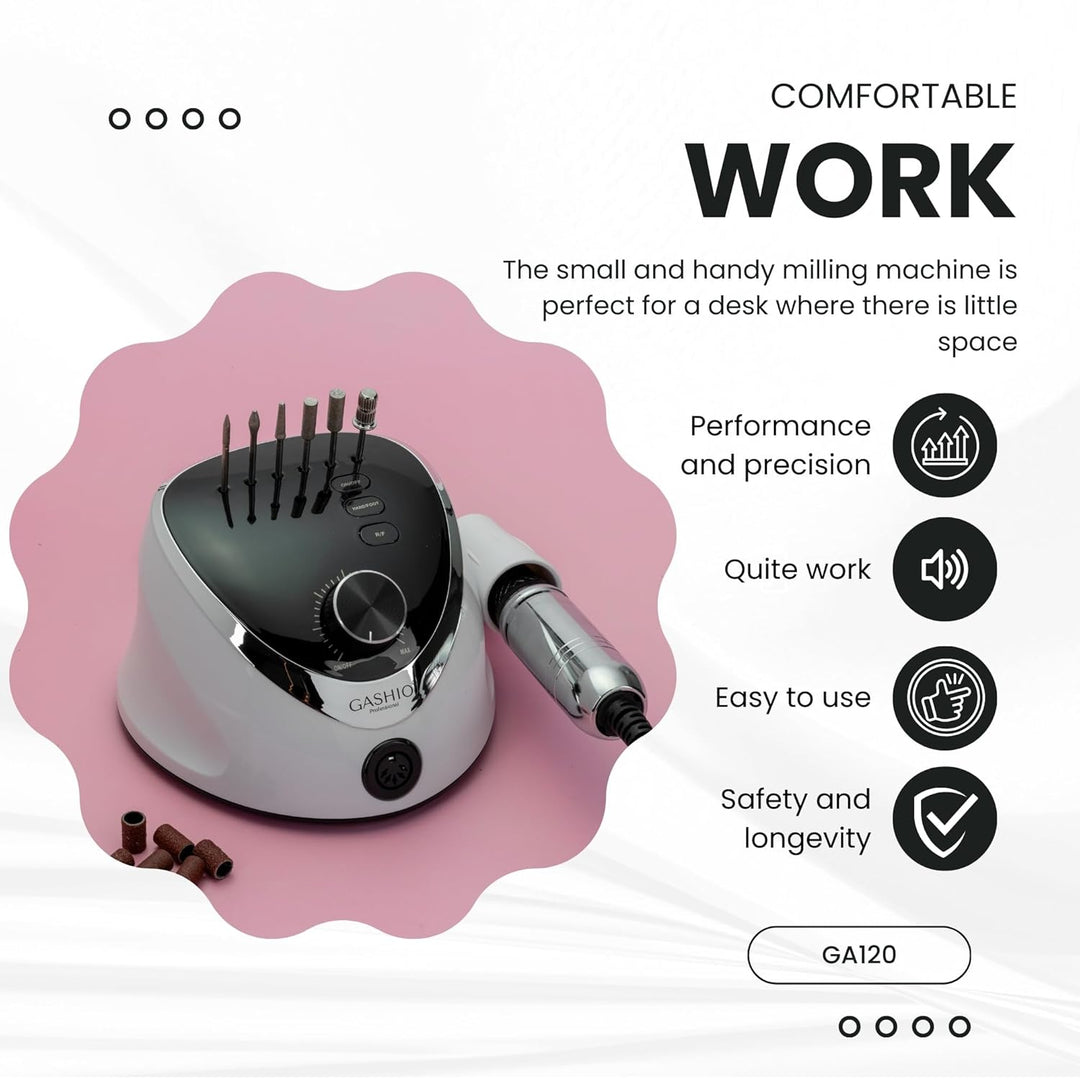 Nagelfräser für Gelnägel | Nail Drill 65W | Elektrische Nagelfeile | Maniküre Pediküre Set Elektrisc