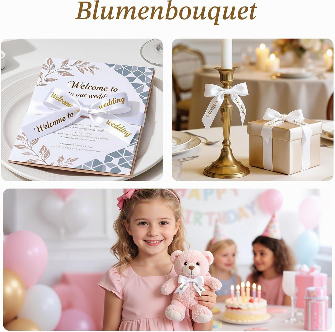 Phomemo P12 Etikettenband Geschenkband Kompatibel mit Dymo Etikettenband Weiss, Weiss