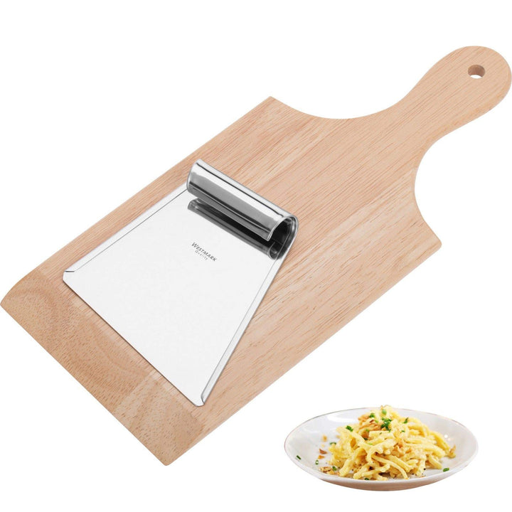 Westmark Spätzle-Set, Spätzle-Holzbrett und Edelstahlschaber für die traditionelle Zubereitung von S