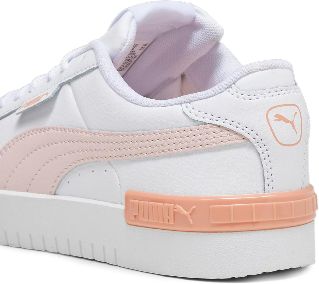 PUMA Mädchen Jada Jr Road Running Shoe, 37 EU Puma White Frosty Pink Poppy Pink