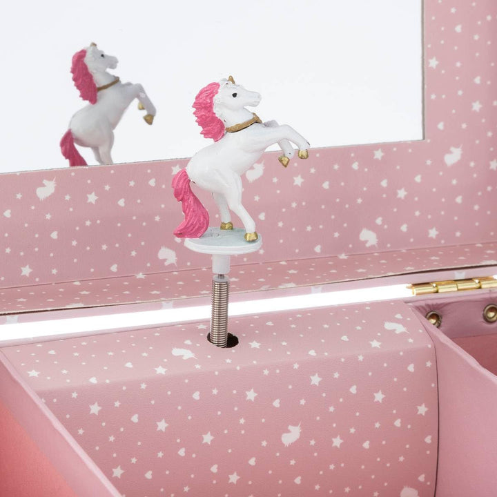 Musikbox Einhorn H 14 cm - Rosa - Atmosphera créateur d'intérieur cm Rosa, cm Rosa