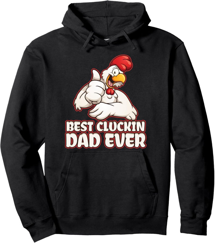 Huhn Hintern Lustige Huhn Papa Geschenke für Geflügelzüchter Pullover Hoodie