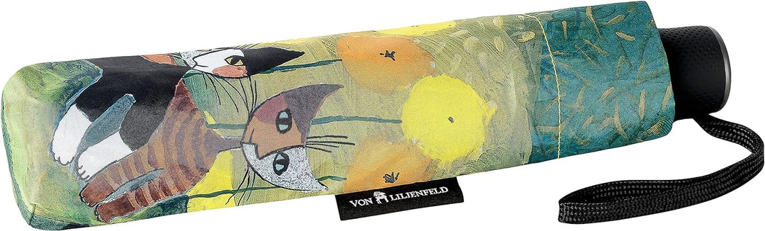 VON LILIENFELD Regenschirm Taschenschirm Rosina Wachtmeister: All Together Auf-Zu-Automatik Damen Ku