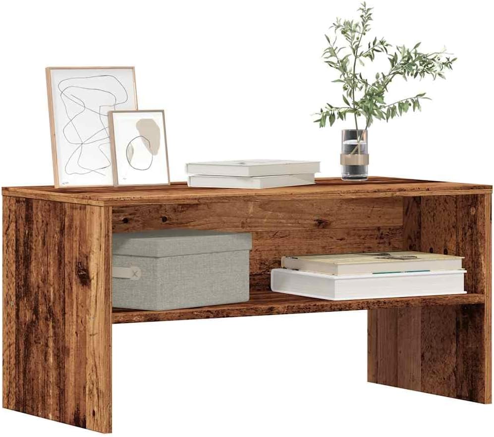 vidaXL TV-Schrank Altholz-Optik 80x40x40 cm Holzwerkstoff, TV-Möbel, TV-Board, TV-Sideboard, TV-Stän