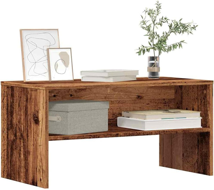 vidaXL TV-Schrank Altholz-Optik 80x40x40 cm Holzwerkstoff, TV-Möbel, TV-Board, TV-Sideboard, TV-Stän