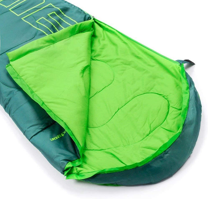 meteor Ymer Ultraleicht Kinderschlafsack – Temperaturbereich –5°C bis 11°C – komfortabler Schlafsack