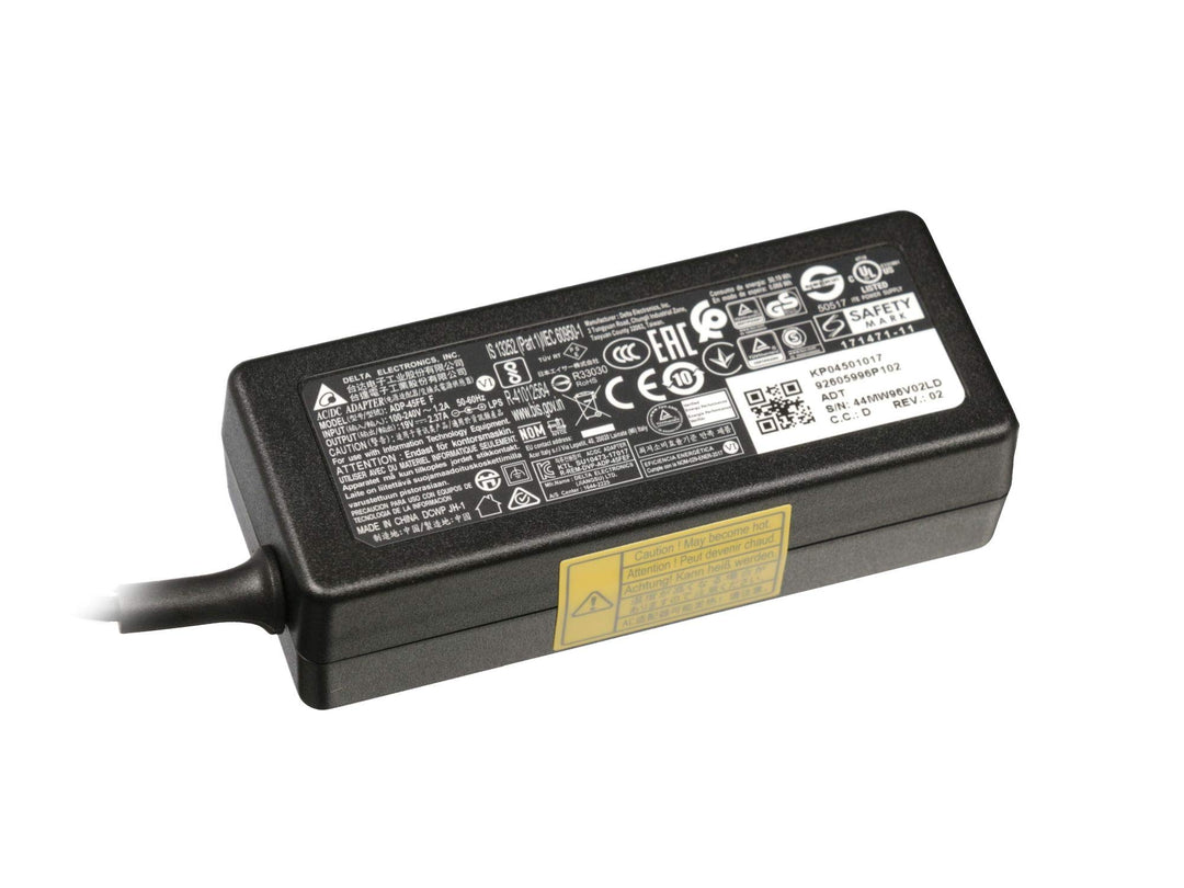 Acer Netzteil/Ladegerät 19V / 2,37A / 45W mit Netzkabel EU Aspire V3-372 Serie (Original) 45W mit Ne