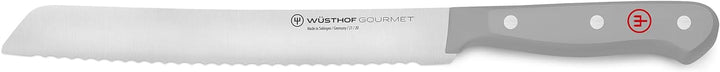 WÜSTHOF Gourmet Brotmesser 20 cm, Grau Grau 20 cm Brotmesser, Grau 20 cm Brotmesser