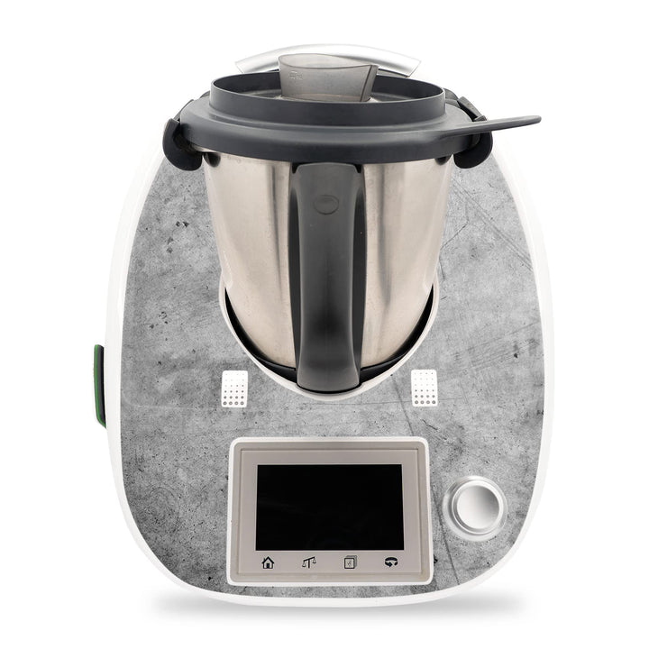 Deko Schutz Aufkleber kompatibel mit Küchenmaschine Thermomix TM5 Design Sticker Klebefolie Zubehör