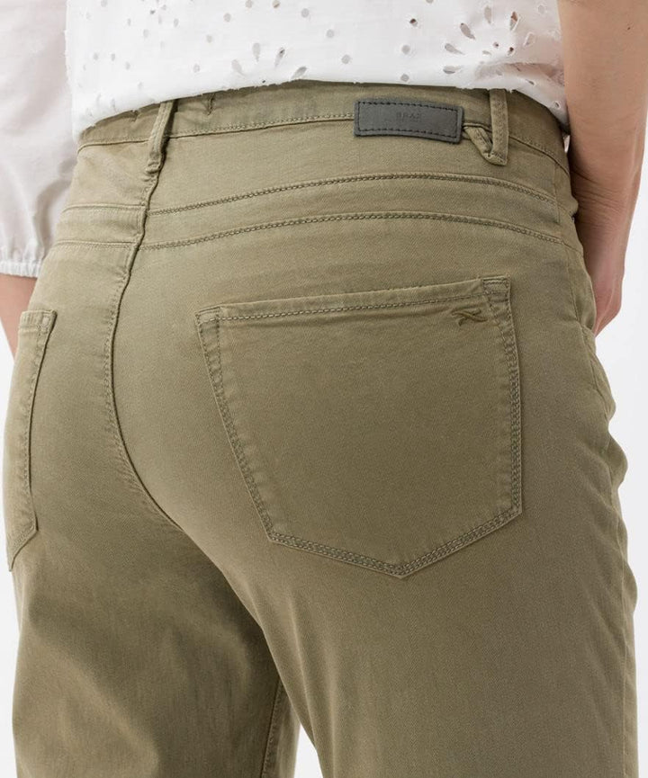 BRAX 7/8 Damen Jeans Hose Style Skinny Jeans S 7/8 Stretchdenim Blue 26W / 32L Olive, 26W / 32L Oliv