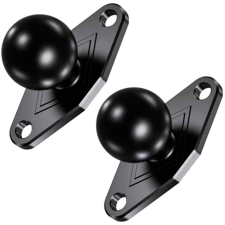 BRCOVAN 2St, Aluminiumlegierung Diamant-Montagebasis mit 1 Zoll TPU Kugel Kompatibel mit RAM Mounts