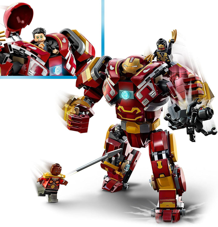 LEGO 76247 Marvel Hulkbuster: Der Kampf von Wakanda, Avengers Infinty War Spielzeug mit Bruce Banner