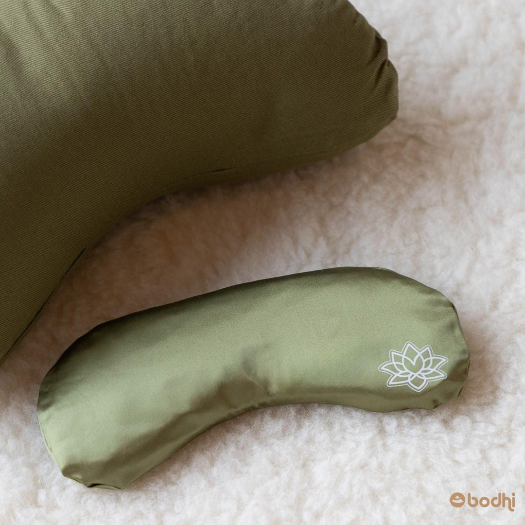 Bodhi Weiches Augenkissen mit Lavendel-Leinsamen-Füllung | Augenmaske für Yoga, Entspannung & Medita