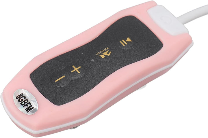 IPX8 Wasserdichter MP3-Player, Ergonomischer USB2.0-Musikplayer mit HiFi-Sound, Wasserdichter Kopfhö