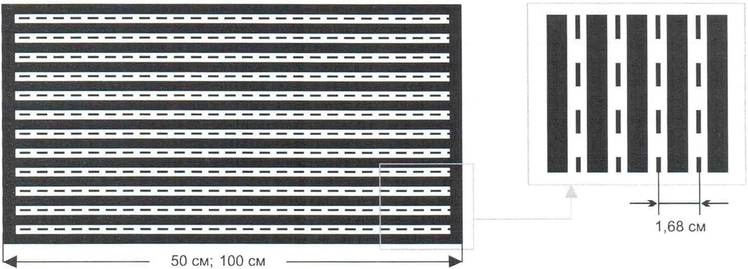 Fussbodenheizung Infrarot Heizfolie 50 cm Heizung Set 150W/m2-3,0m2
