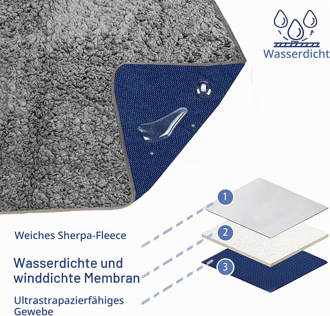 Kato Tirrinia Camping Decke wasserdichte, Outdoor Decke Hüttenschlafen Reisedecke Sanddichte Warm Pi