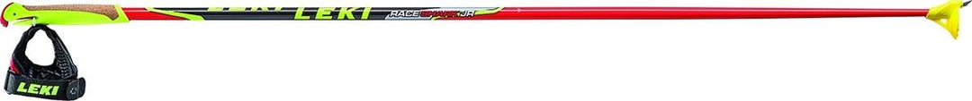 LEKI Kinder Race Shark langlaufstock neonrot/schwarz-silber-gelb 110, neonrot/schwarz-silber-gelb 11