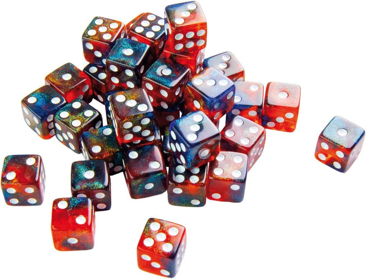 Gamegenic, Galaxy Series - Mars - D6 Dice Set 12 mm, Mars