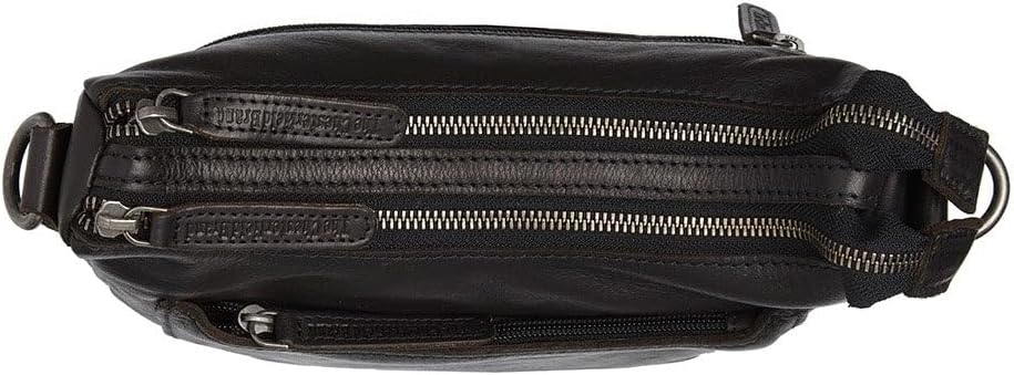 The Chesterfield Brand Caroline Schultertasche Leder 23 cm Schwarz Einheitsgrösse, Schwarz Einheitsg