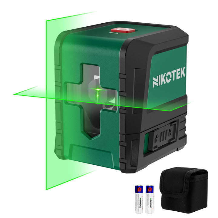 Kreuzlinienlaser, NIKOTEK Laser Wasserwaage (Vertikale/Horizontale Laser, Arbeitsbereich: 15 m, IP54