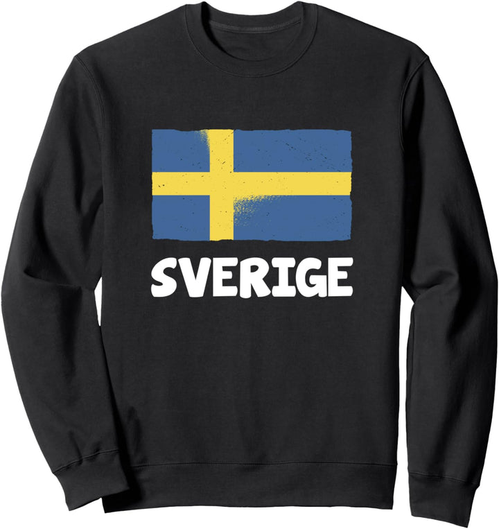 Sverige Schweden Flagge Sweatshirt