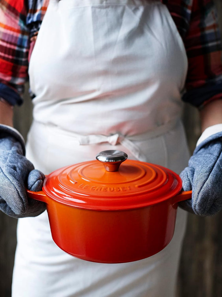 Le Creuset Signature Gusseisen-Bräter mit Deckel, Ø 30 cm, Rund, Für alle Herdarten und Induktion ge