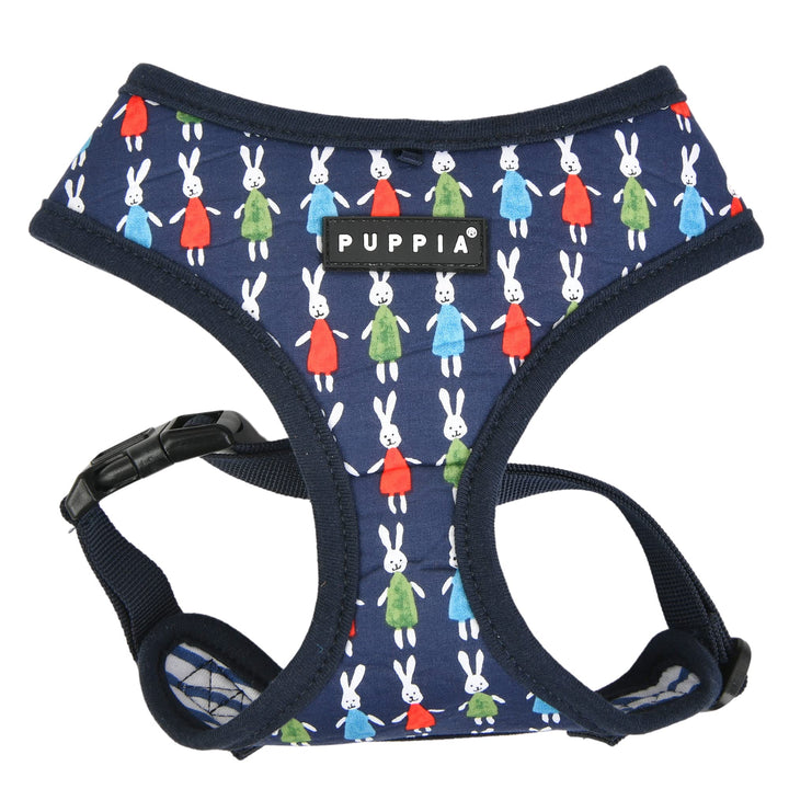 Puppia Hundegeschirr - Mollie Geschirr A – für kleine und mittelgrosse Hunde navy L, navy L