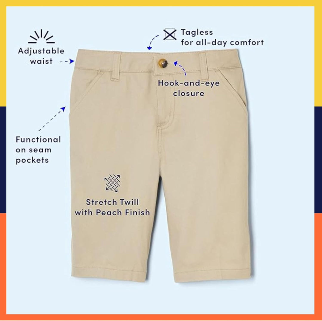 French Toast Girls' Twill Bermuda Short