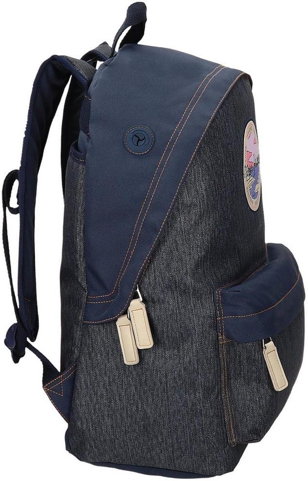 Pepe Jeans Yelena Rucksack Blau 31x42x17,5 cms Polyester 22.79L