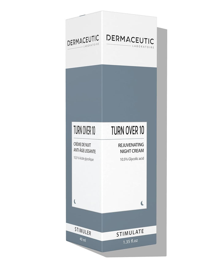 Dermaceutic Turnover - Verjüngende Nachtcreme - Anti-Aging-Creme mit Glykolsäure - Exfolierende, reg
