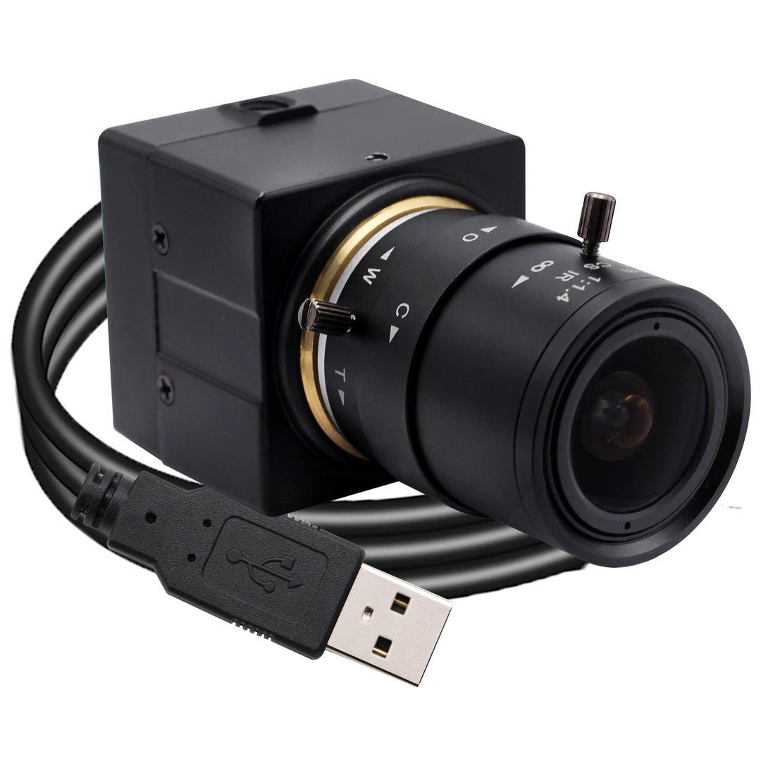 Svpro 5 MP USB-Kamera mit Zoom 2,8-12 mm Objektiv, Hochauflösende 2952 x 1944 Weitwinkel-Webcam Bren