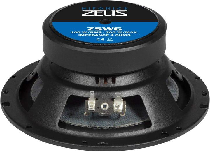 Hifonics ZSW-6 2-Wege Einbau-Lautsprecher 200W Inhalt: 1St.