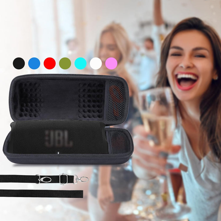 Lebakort Hart Reise Schutz Hülle Etui Tasche für JBL Charge 5 Charge 4 Bluetooth Wasserdichter Porta