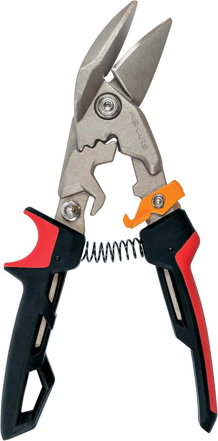 Fiskars PowerGear Aviation Snip, gerade, 710640-1001 Offset Left Cut, Offset Left Cut