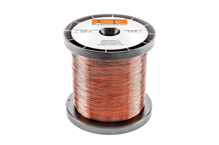 Kupferlackdraht W210 Ø 0,30 mm 500 g CU Lackdraht Grad 2 CUL Kupferdraht Gewicht 500 Gramm Durchmess