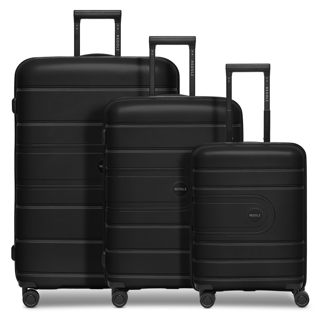 Hartschalen Koffer-Set 3-teilig | alle Koffer 6 cm Dehnfalte | aus hochwertigem, leichtem Polypropyl