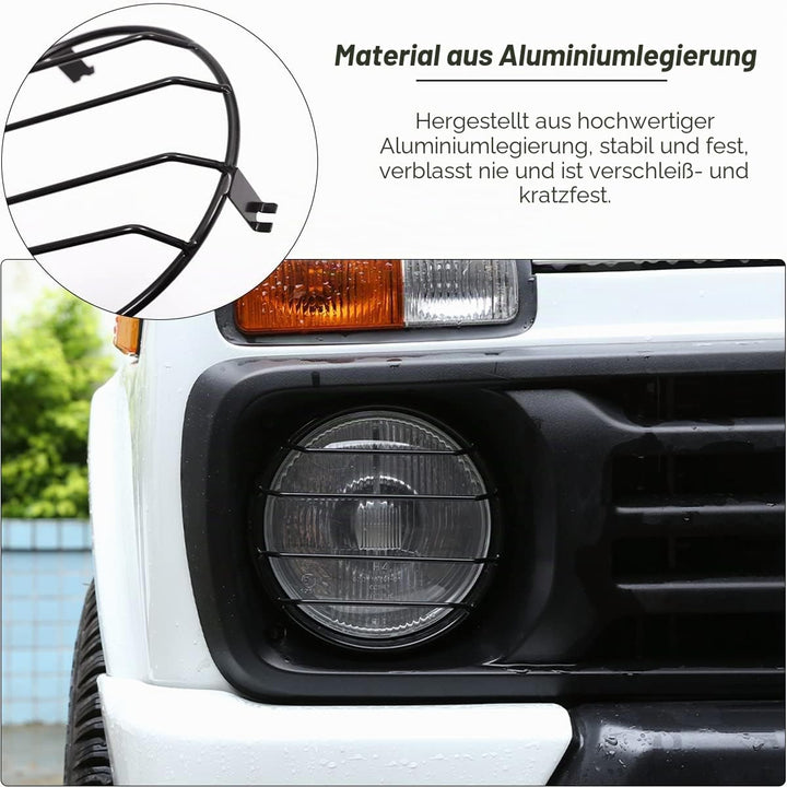 DIYUCAR 6 teile/satz Aluminiumlegierung Nebelscheinwerfer Hinten Schwanz Lampe Protector Rahmen Trim