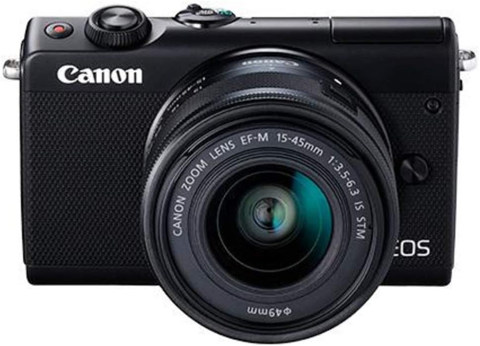 Canon EOS M100 SLR Digitalkamera - mit Objektiv (24,2 MP, Dual Pixel CMOS AF, DIGIC 7, Full-HD, Touc