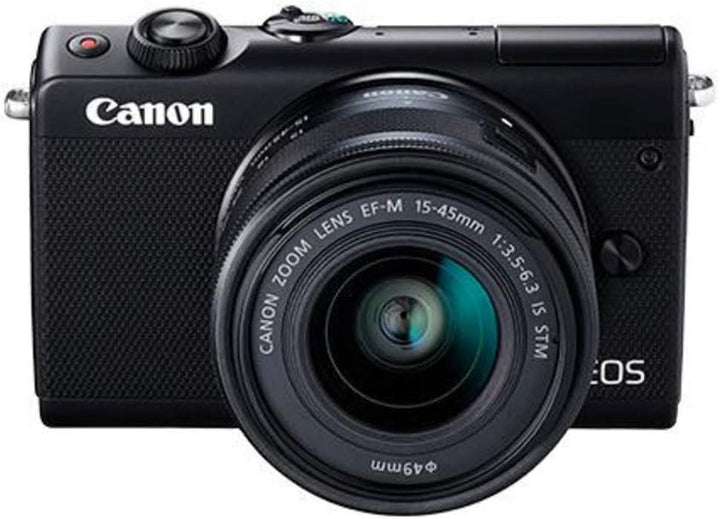 Canon EOS M100 SLR Digitalkamera - mit Objektiv (24,2 MP, Dual Pixel CMOS AF, DIGIC 7, Full-HD, Touc