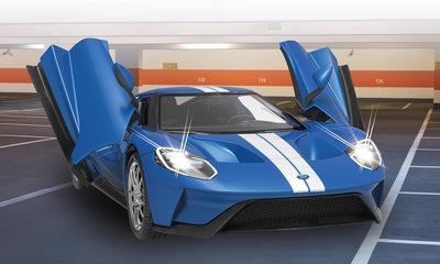 Ford GT 1:14 blau Tür manuell 2,4GHz - offiziell lizenziert, ca 1 Std fahren, 11 Kmh, perfekt nachge