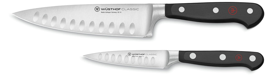 WÜSTHOF Classic Messersatz mit 2 Messern mit Kullenschliff