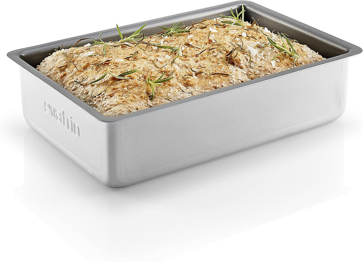 EVA-TRIO | Vollkornbrotform Prof 1,85l | Innen mit Slip-Let®-Anithaftbeschichtung | Grau Standard, S