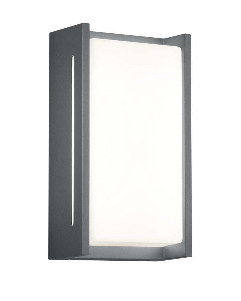 Trio Leuchten 227360142 Indus A+, LED Aussen-Wandleuchte, Aluminium, 8.5 Watt, Integriert, Anthrazit