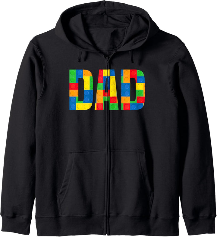 Cool Dad Brick Master Builder Lustige Bausteine Papa Kapuzenjacke